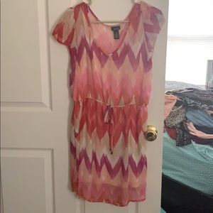 Pink, Red & Purple Dress